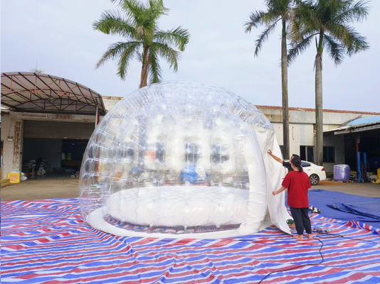 Aile Kamp Etkinlikleri İçin Şeffaf Şişme Balonlu Ev