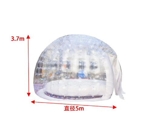 Aile Kamp Etkinlikleri İçin Şeffaf Şişme Balonlu Ev