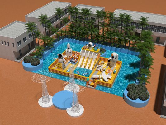 Yabancı Ticari Su Parkı Şişme Atlama Kaleleri Satılık