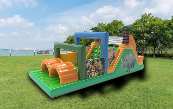 Palmiye ile Temalı Hayvan Gergedan Şişme Engelleme Yolu