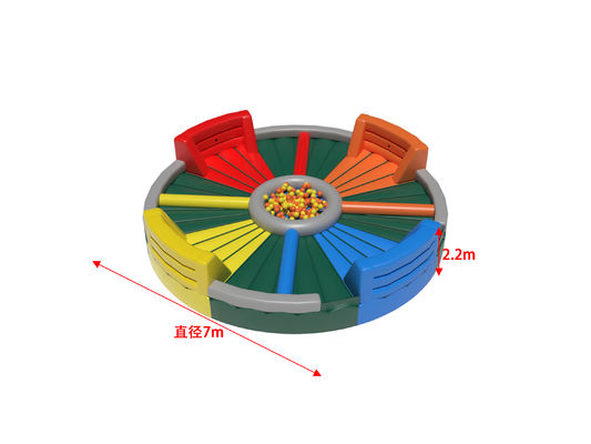 Yetişkinler için özel yapılmış çok renkli aç su aygırı şişirme oyunları