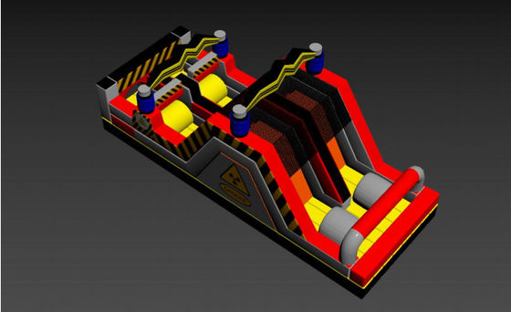 Tehlike Engelleri Şişme Çıkışlı Evler İki Kaydırmalı Kaleler