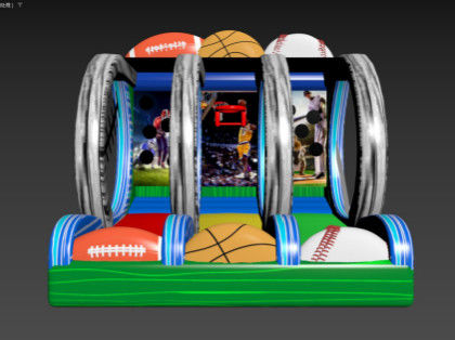 Sepak Bola Baseball Backetball Game Inflatable Untuk Remaja Dewasa
