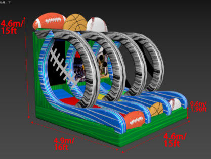 Sepak Bola Baseball Backetball Game Inflatable Untuk Remaja Dewasa