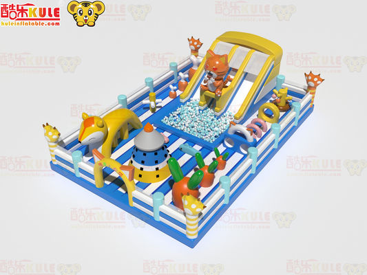 Slide ile Kapalı Ticari Sınıflı Şişme Sıçrama Evi