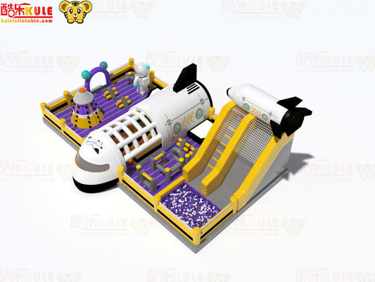 Uçak temalı şişme sıçrama kalesi 160 metrekarelik ticari sınıf