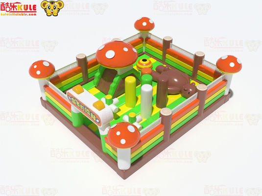 Küçük Boyutlu Mantarlı Şişme Atlama Kalesi Genç Çocuklar İçin