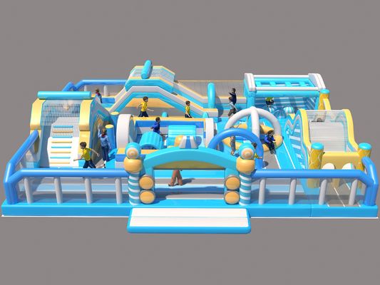 PVC Tarpaulin şişirme engeller kursu çok renkli özel