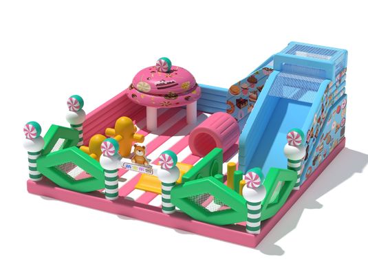 Candy Park Büyülü Şişme Kale Çocuklar İçin Atlama Evi