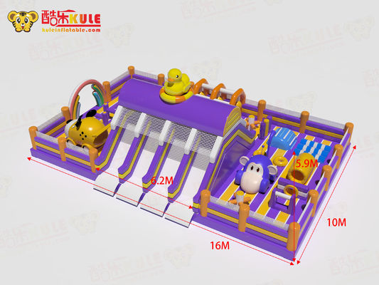 Hewan-hewan yang bisa diembun, benteng yang melompat, taman bermain