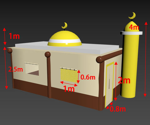 Din Oyuncu Oda Hava Şişme Açık Çadır Müslüman için