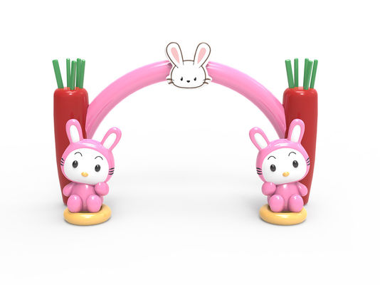 Tavşan Havuç Partisi Şişme etkinlik kemerleri açık hava etkinlikleri için 6 * 6m