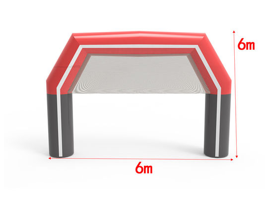 Dışarıda şişme reklam kemeri 6*6m Parti etkinliği için