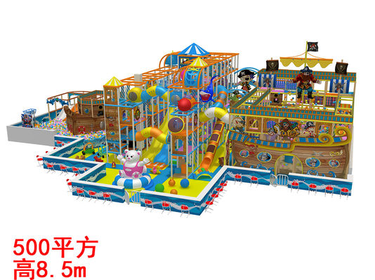 Korsan Teması İç Güvenlik Yumuşak Oyun Alanı Ekipmanı 500m2 Çocuklar İçin