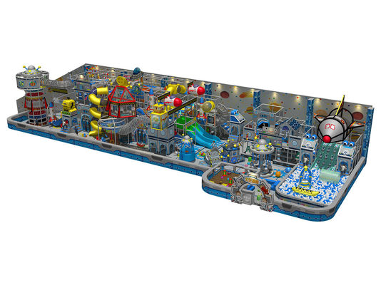 Yumuşak alan temalı oyun alanı Çocuklar için büyük kapalı oyun alanı