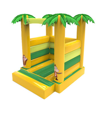 Çocuklar Maymun desenli şişme sıçrayıcı kale