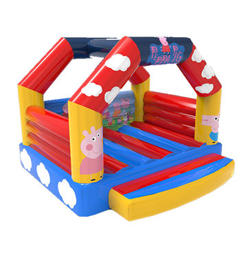 Çocuklar Oyun Alanı Peppa Domuz Teması Şişme atlama kalesi
