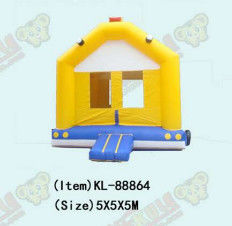 Sarı Renk Basit Model Şişme Sıçrama Kale 5*5*5m