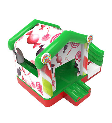 Şekerlik Evi Kaydırmalarla Şişme Atlama Kalesi