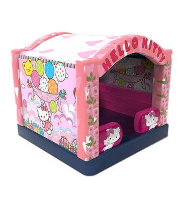 Hello-Kitty Inflatable Kids Small Bouncy Castle Taman Hiburan