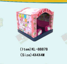 Hello-Kitty Inflatable Kids Small Bouncy Castle Taman Hiburan