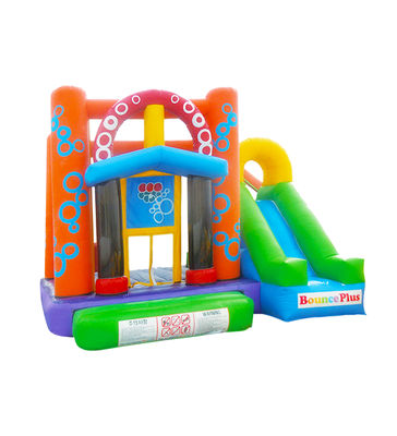 Kastil Inflatable Dewasa Dengan Pola Bulat Berwarna-warni