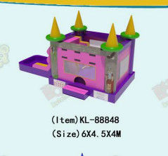 Ticari şişme mermer sıçrama evi Küçük atlama kalesi