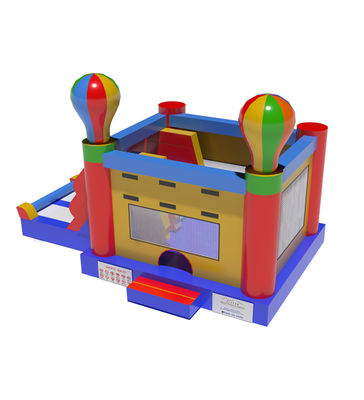 Hot Air Balloon Tema Komersial Inflatable Small Jumping Castle