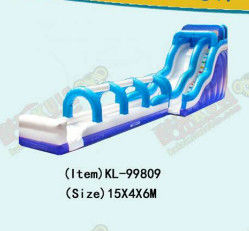 Aldult Ticari sınıfı havuzlu şişme büyük su kaydırıcıları