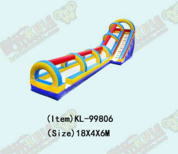 Yaz hissi ticari sınıf büyük şişme su kaydırma