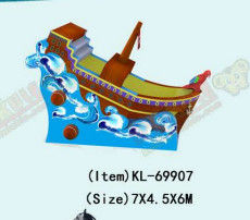 Kapal Bajak Laut Komersial Pembajakan Slide Air Inflatable