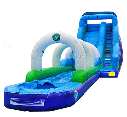 Havuzlu Dışarıdaki Büyük Şişme Su Kaydırmaları Kiralama