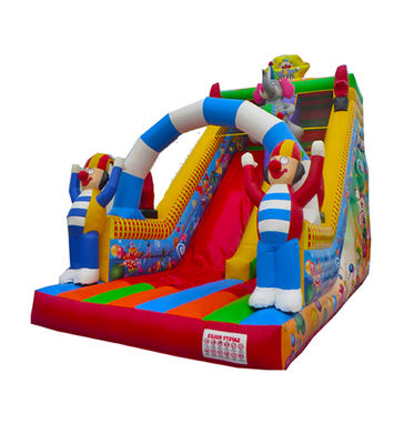 Badut Slide Inflatable Dengan Tema Gajah Untuk Anak-anak Taman Hiburan