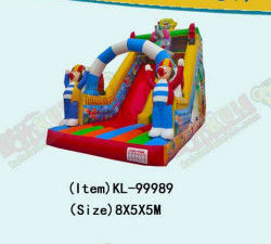 Badut Slide Inflatable Dengan Tema Gajah Untuk Anak-anak Taman Hiburan