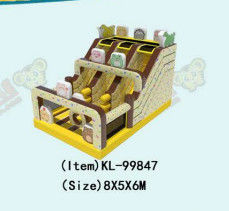 Ticari Çocuklar Eğlence Parkı Şişme Kaydırma Kiralık