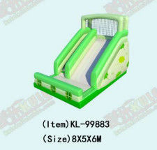 Slide Berwarna Hijau Dan Putih Untuk Menikmati Dan Mempertahankan Keselamatan Pada Anak-Anak Bermain