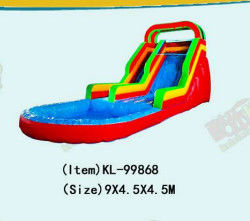 Slide Inflatable yang Berwarna-warni dan Bersemangat untuk Anak-anak Pengalaman Slide yang Menyenangkan