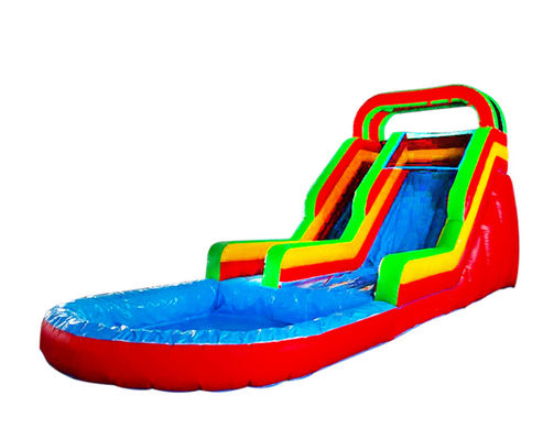 Slide Inflatable yang Berwarna-warni dan Bersemangat untuk Anak-anak Pengalaman Slide yang Menyenangkan