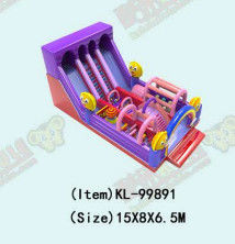 Badut Slide Inflatable Dengan Tema Gajah Untuk Anak-anak Taman Hiburan