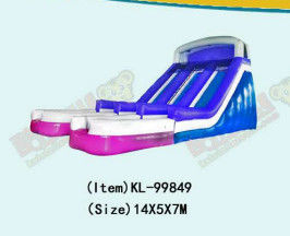 Slide Inflatable yang Berwarna-warni dan Bersemangat untuk Anak-anak Pengalaman Slide yang Menyenangkan