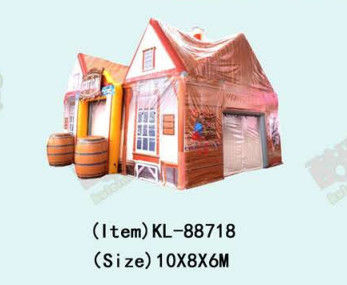 Rumah Inflatable Fasilitas Hiburan Ledakkan Jumping Castle