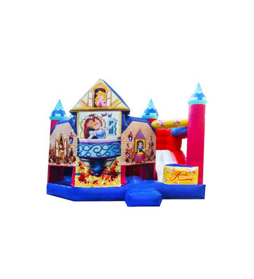 Salju Harga Combos Melompat Slide Anak Taman Hiburan Inflatable