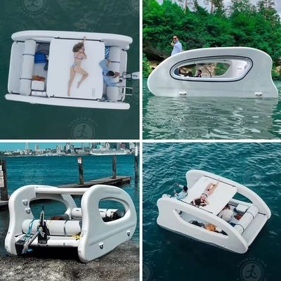 Perahu air PVC portabel untuk anak-anak Remaja Aldult Keluarga di luar ruangan