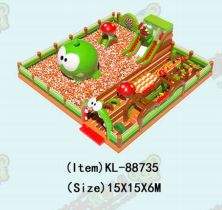 Taman Bermain Anak Kartun yang Semarak: Perosotan dan Gaya Kartun yang Lebih Menggemaskan