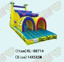 Menyenangkan - Penuh Vibrant Playtime Joy Inflatable Bounce House: Tempat Bermain yang Menarik