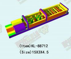 Gökkuşağı - Renkli Şişme Engel Parkuru Canlı Oyun Kurulumu