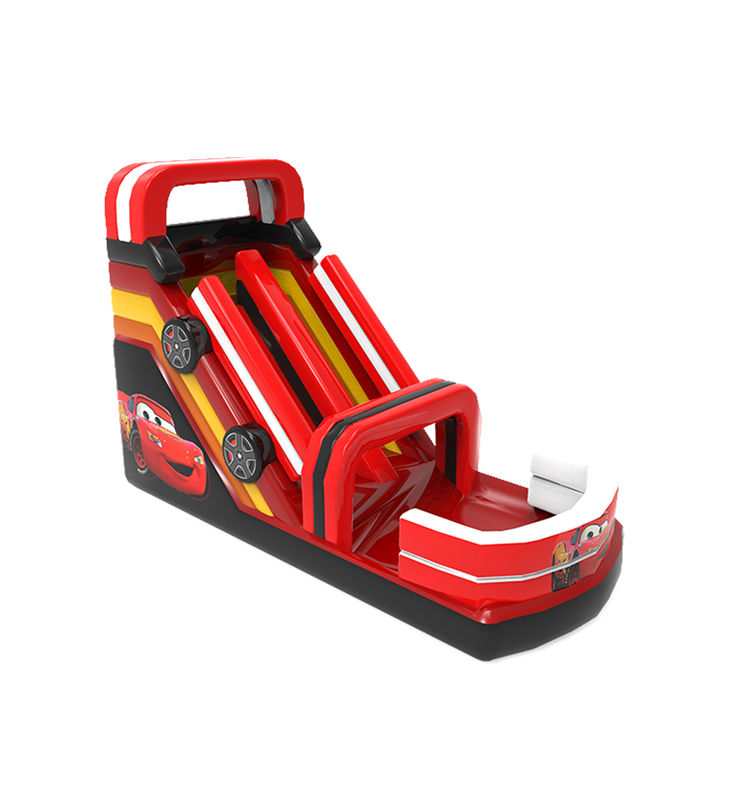 Merah warna mobil balap inflatable licin Slide Untuk Sewa