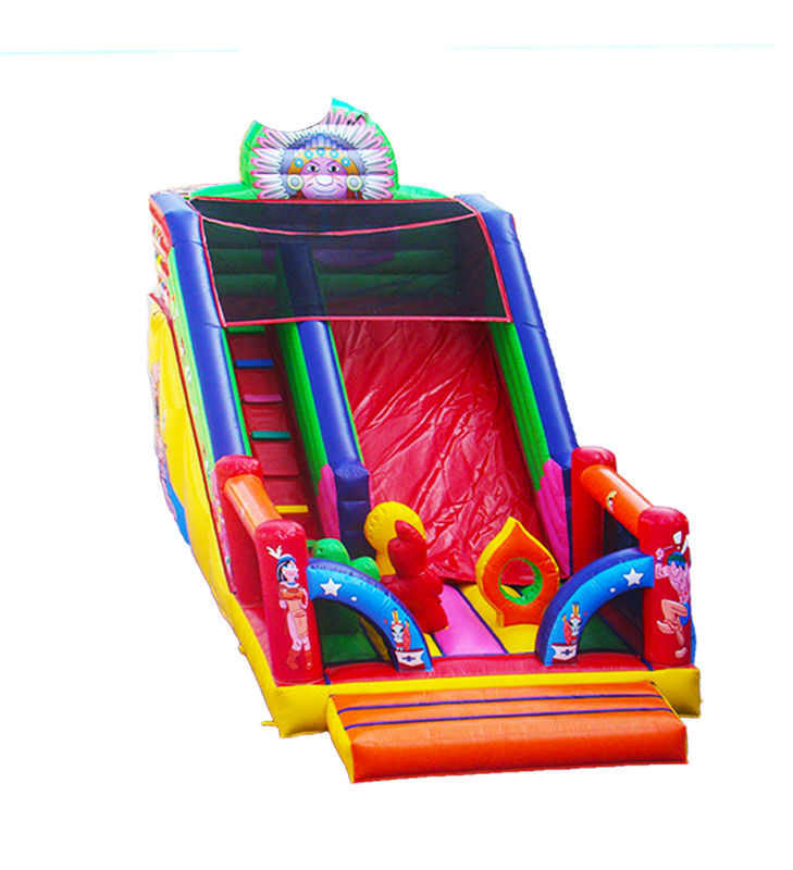 Slide Inflatable yang Berwarna-warni dan Bersemangat untuk Anak-anak Pengalaman Slide yang Menyenangkan