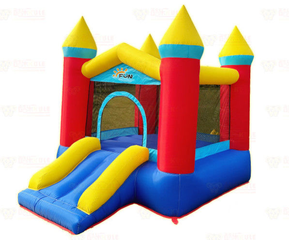 Polyester Oxford Slide Inflatable dan Trampolin untuk Anak-anak Hiburan dan Latihan Dikombinasikan